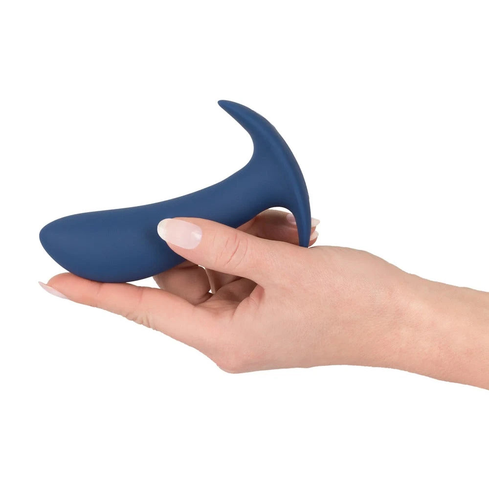 Vibrating Remote Controlled Rechargeable Butt Plug - PlayBlue
