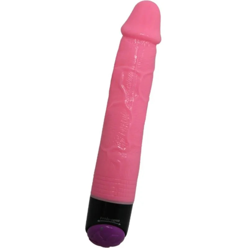 Colorful Sex Realistic Vibrator Pink - 8 Inch - PlayBlue