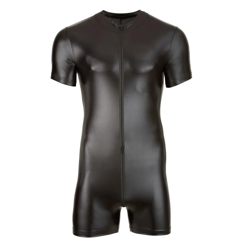 Svenjoyment - Mens Wetlook Playsuit - XL - PlayBlue