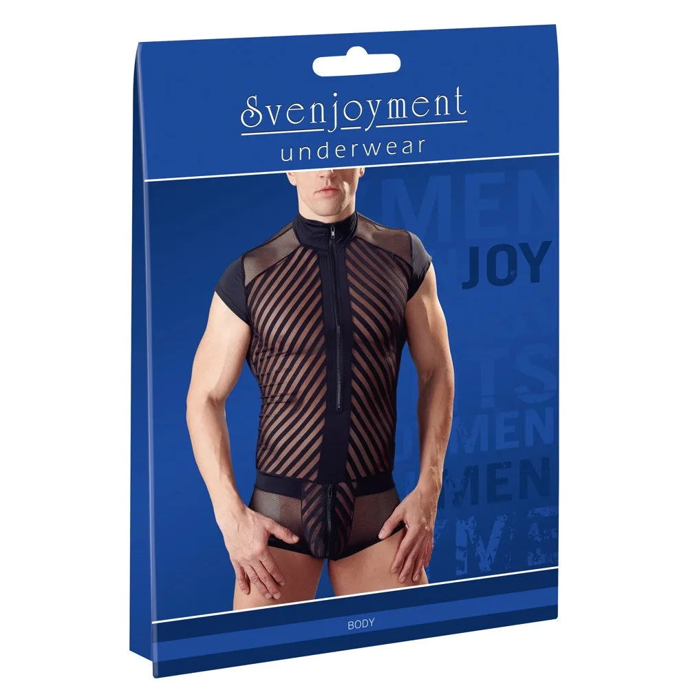 Svenjoyment - Mens Short Sleeve Playsuit - XXL - PlayBlue
