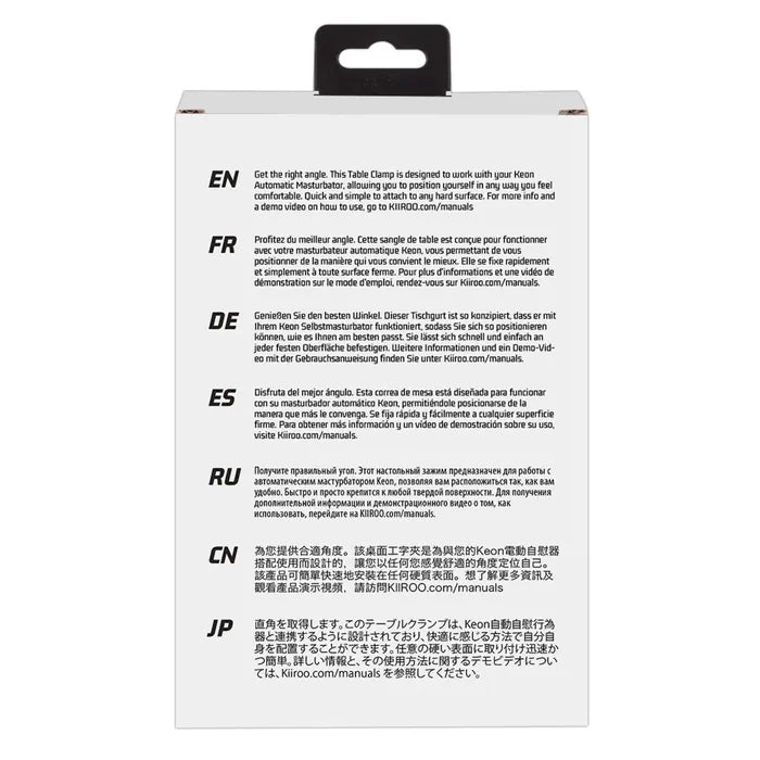 Kiiroo Table Clamp - PlayBlue