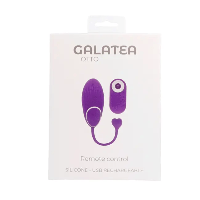 Galatea Otto Luxury Remote Rechargeable Egg Vibrator - PlayBlue