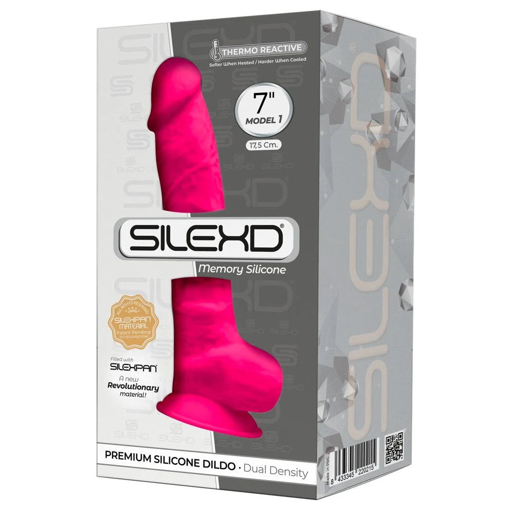 SilexD - Dual Density Memory Silicone Premium Pink 7 - PlayBlue