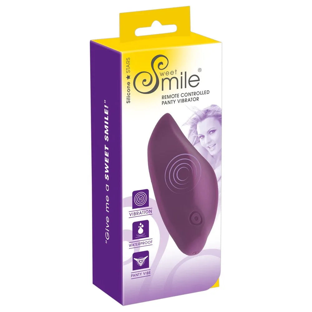 Sweet Smile Remote Controlled Panty Vibrator - PlayBlue