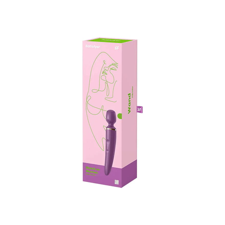Satisfyer Wand-er Woman XL Wand - Black - PlayBlue