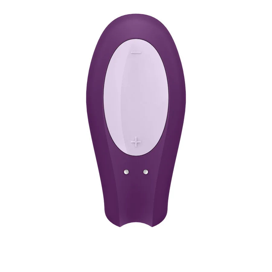 Satisfyer Double Joy Couples Bluetooth Vibrator - PlayBlue