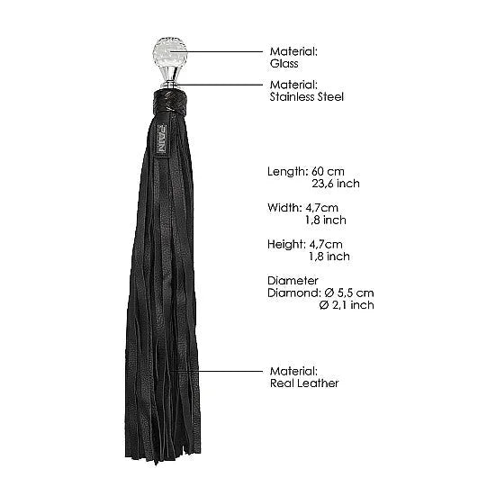 Classic Designer Round Sparkling Handle - Black - PlayBlue
