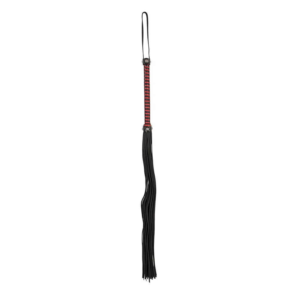 Zado - Full Woven Handle Leather Whip - PlayBlue