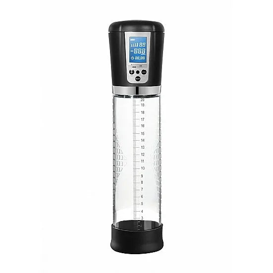 Premium Rechargeable Automatic LCD Pump - Transparent - PlayBlue