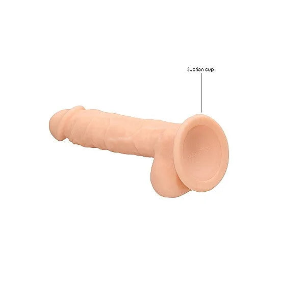 RealRock - Silicone Ultra Realistic with Balls - 7 - PlayBlue