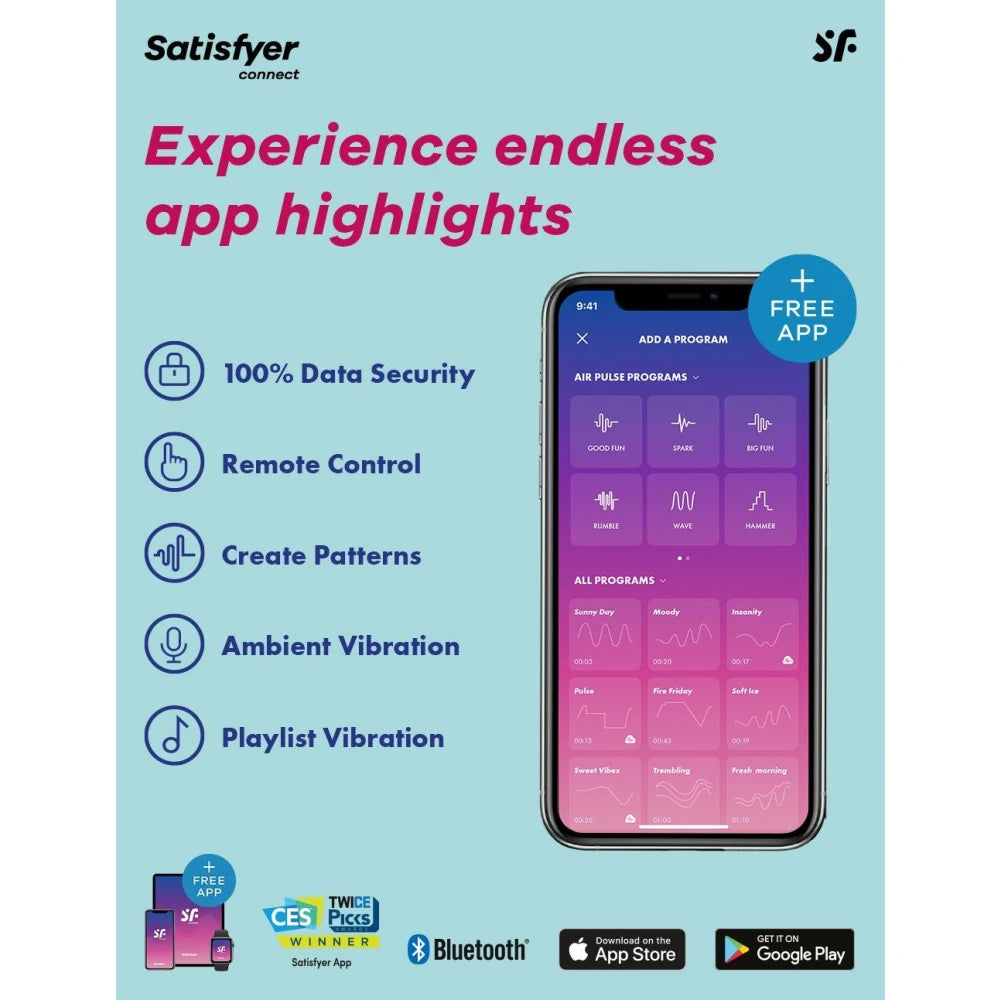 Satisfyer - Mono Flex - Blended Orgasm Perfection - PlayBlue