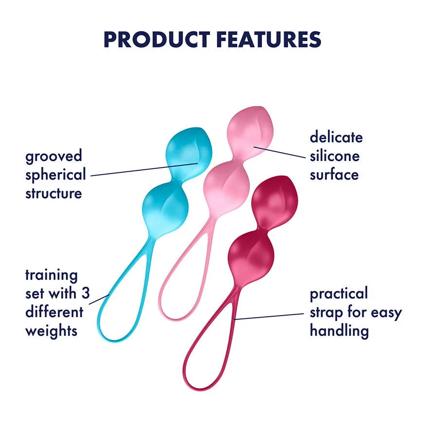 Satisfyer - V-Balls - Kegel Set (3 Pack) - PlayBlue