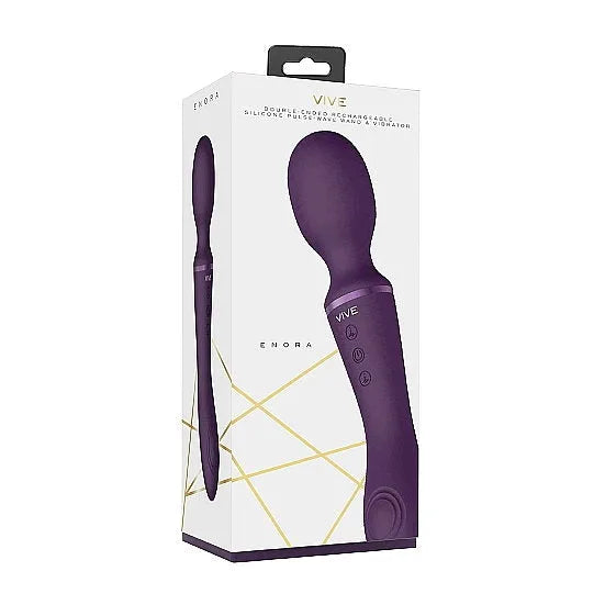Vive - Enora Dual Wand & Vibrator Rechargeable - PlayBlue