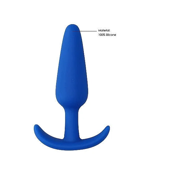 Silicone Slim Butt Plug - PlayBlue
