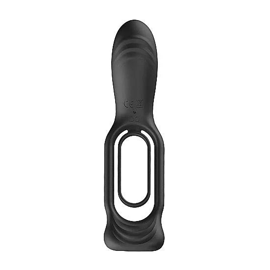Sono - Vibrating Rechargeable Dual Silicone Cock Ring - PlayBlue