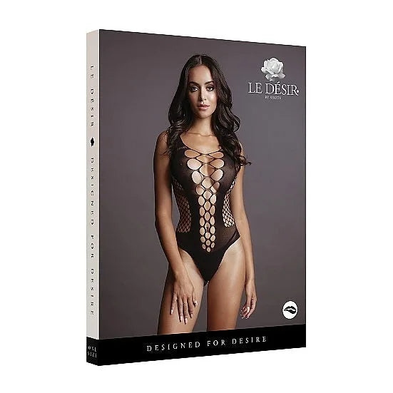 Le Désir - Contrast Fence Net Teddy - PlayBlue