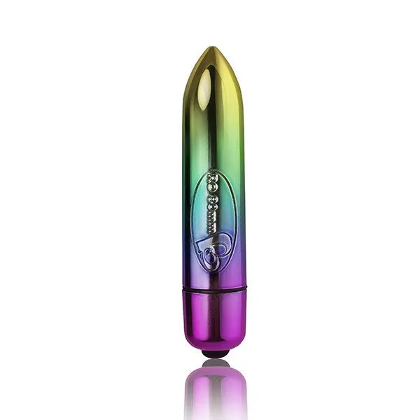 Rocks Off - 7 Speed Rainbow 80mm Bullet - PlayBlue