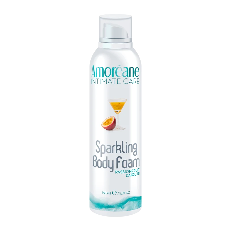 Amoreane - Sparkling Body Foam Massage - Passionfruit Daquiri - PlayBlue