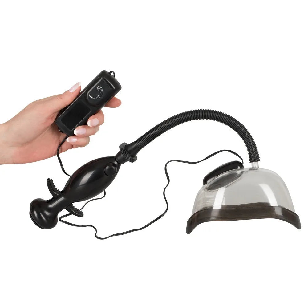 Vibrating Vagina Sucker - Remote Controlled - PlayBlue