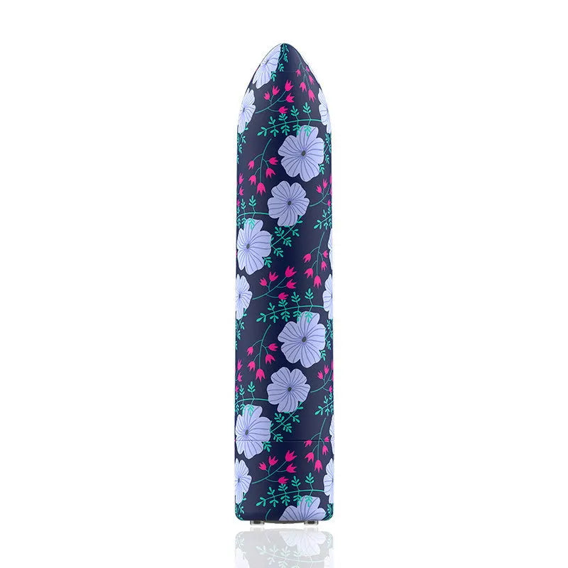 Custom Bullets - Soft Rechargeable Spring Pattern 10 Speed Bullet - PlayBlue