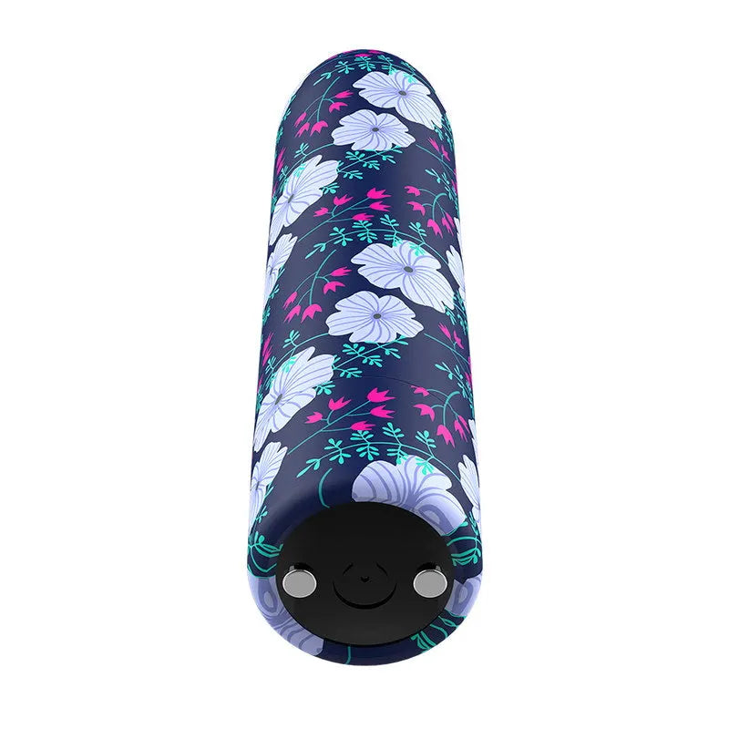 Custom Bullets - Soft Rechargeable Spring Pattern 10 Speed Bullet - PlayBlue