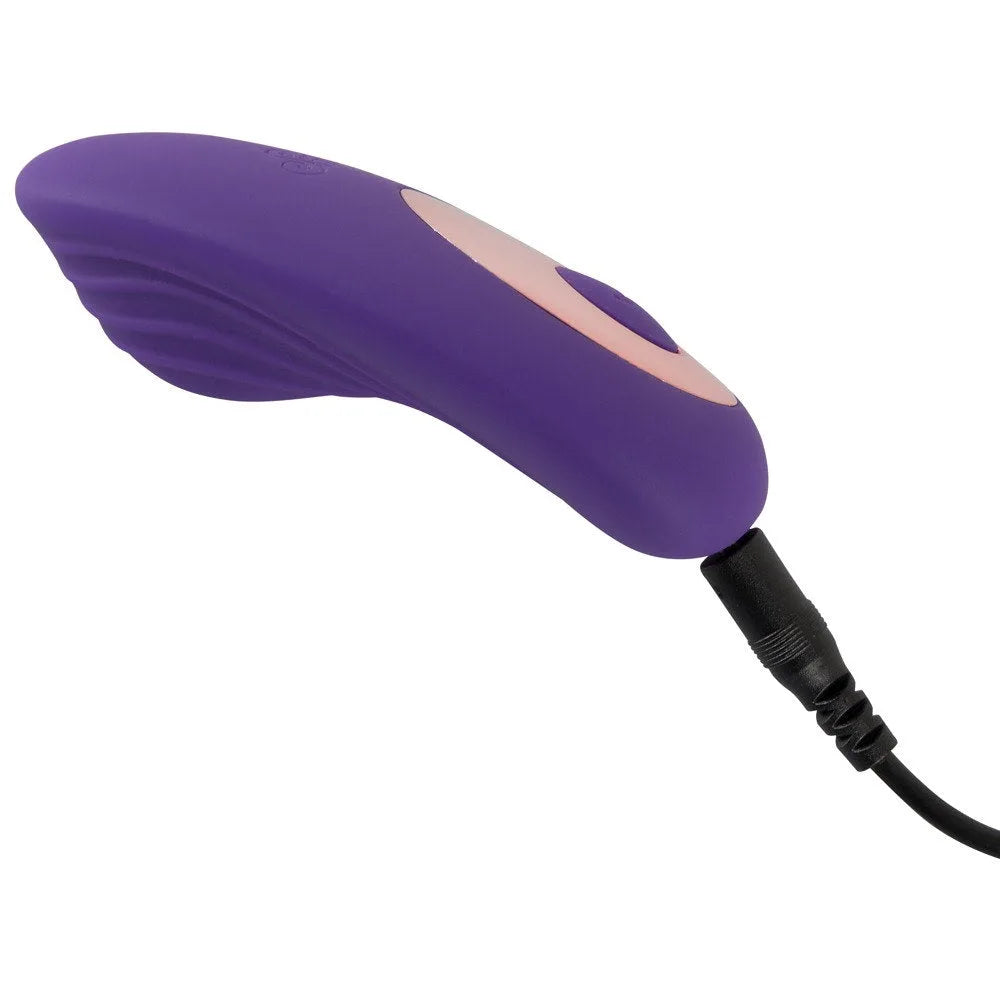 Sweet Smile - Remote Controlled Lay-on Panty Vibrator - PlayBlue