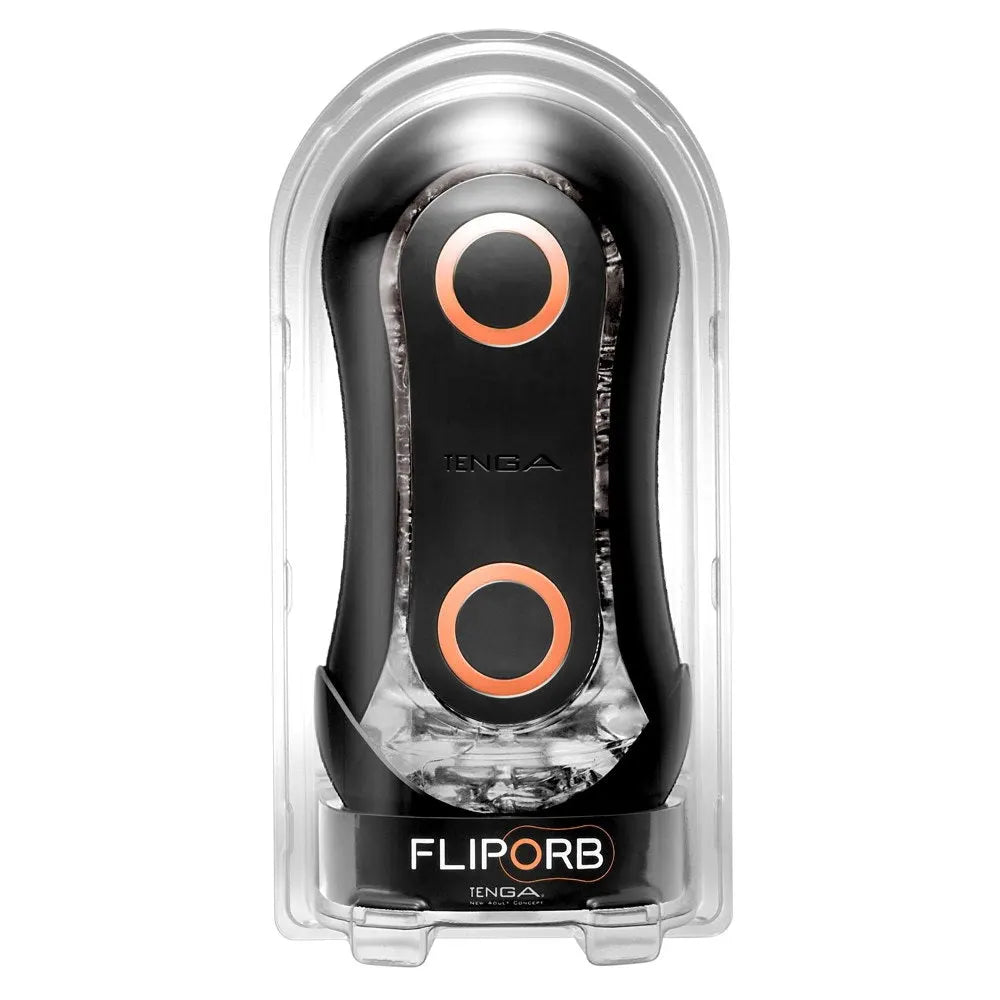 Tenga - Flip Orb Orange Crash - Blowjob Heaven - PlayBlue
