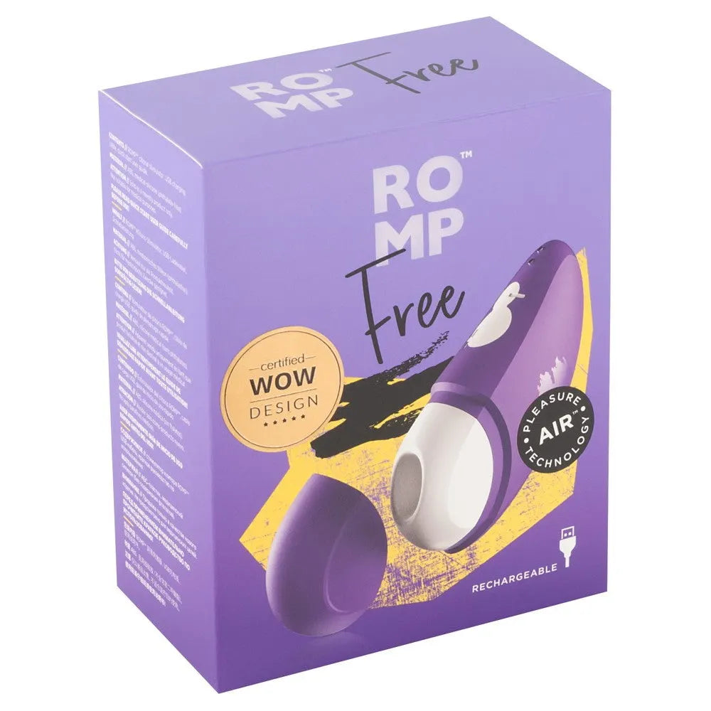 ROMP by Womanizer - Free Clitoral Suction Stimulator - PlayBlue