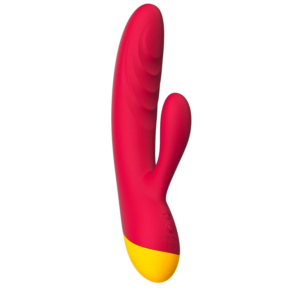ROMP by Womanizer - Jazz Rechargeable Rabbit Vibrator - PlayBlue