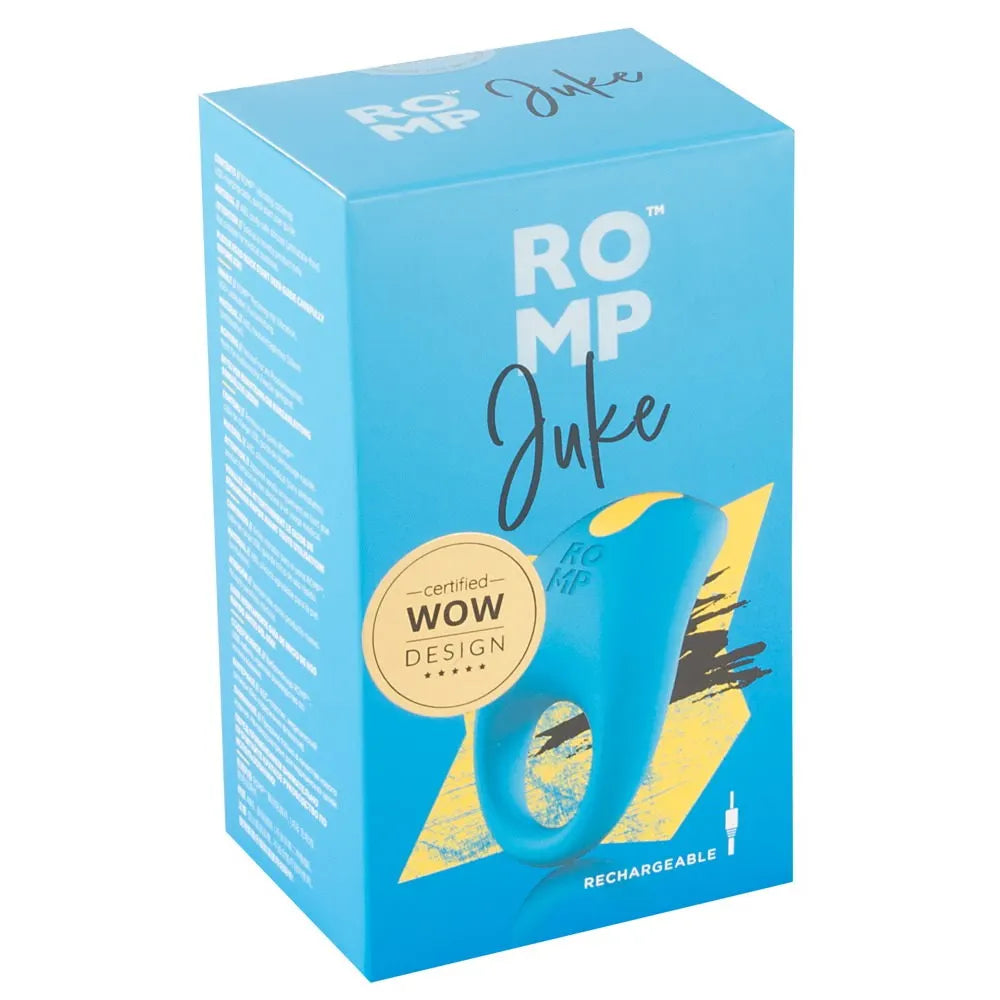 ROMP by Womanizer - Juke Rechargeable Cock Ring - PlayBlue