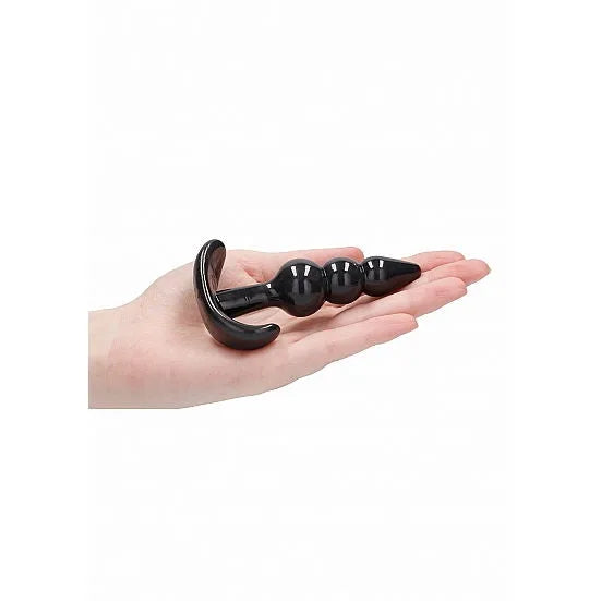 Sono - No. 80 - 4-Piece Butt Plug Set - Black - PlayBlue