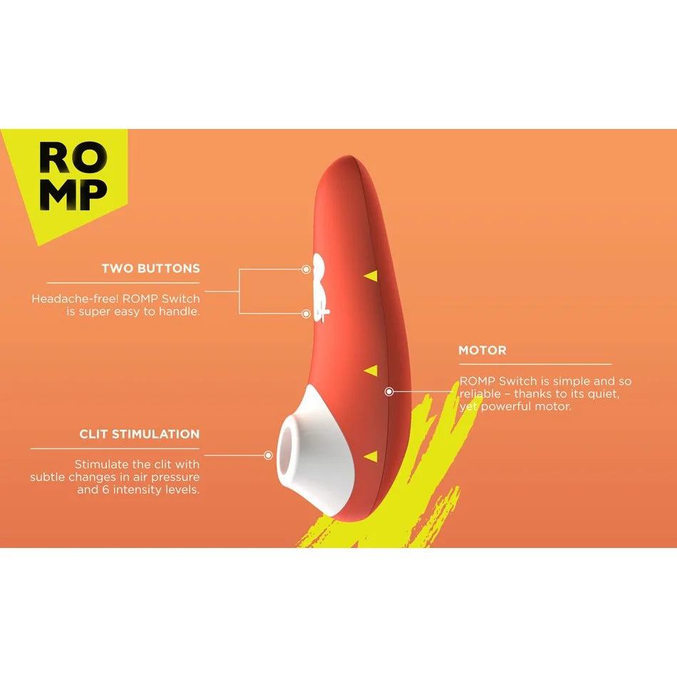 ROMP by Womanizer - Switch Pleasure Air Pulsator - PlayBlue