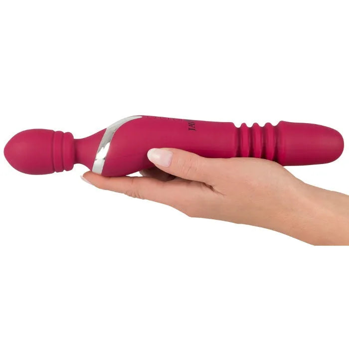 Javida Thrusting Rechargeable Dual Wand - PlayBlue