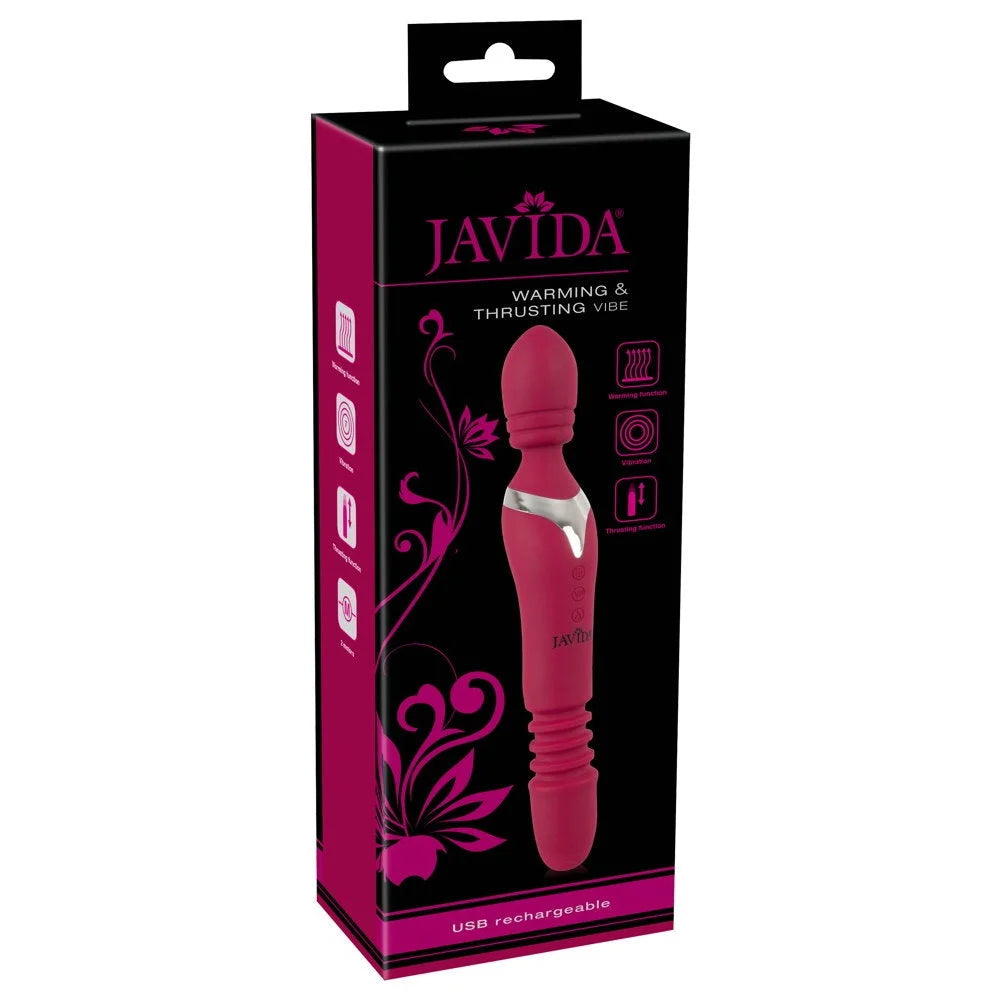 Javida Thrusting Rechargeable Dual Wand - PlayBlue