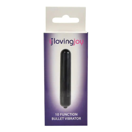 Loving Joy 10 Function Obsidian Bullet Vibrator - PlayBlue