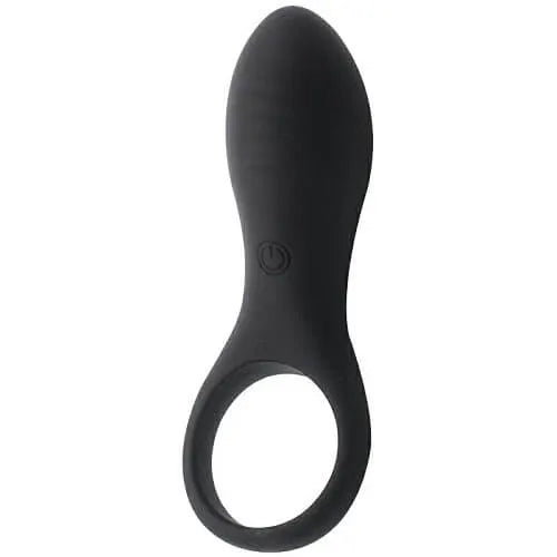 Loving Joy Rechargeable Silicone Vibrating Cock Ring - PlayBlue