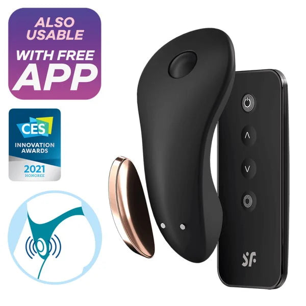 Satisfyer - Little Secret Remote Panty Vibrator - PlayBlue