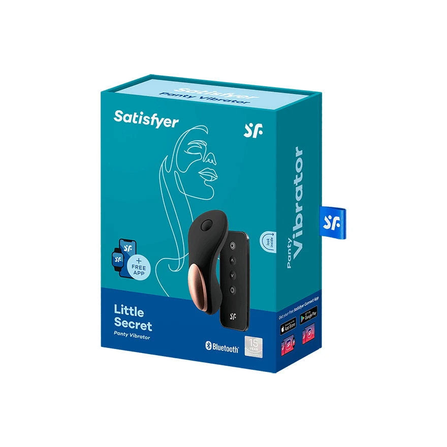 Satisfyer - Little Secret Remote Panty Vibrator - PlayBlue