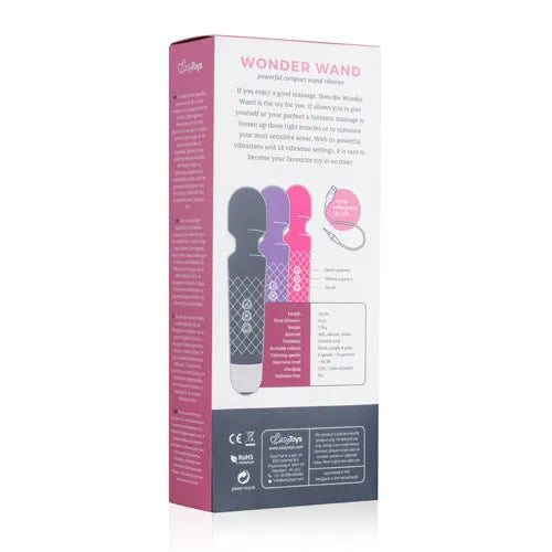 EasyToys Rechargeable Hand Wand Vibrator - PlayBlue