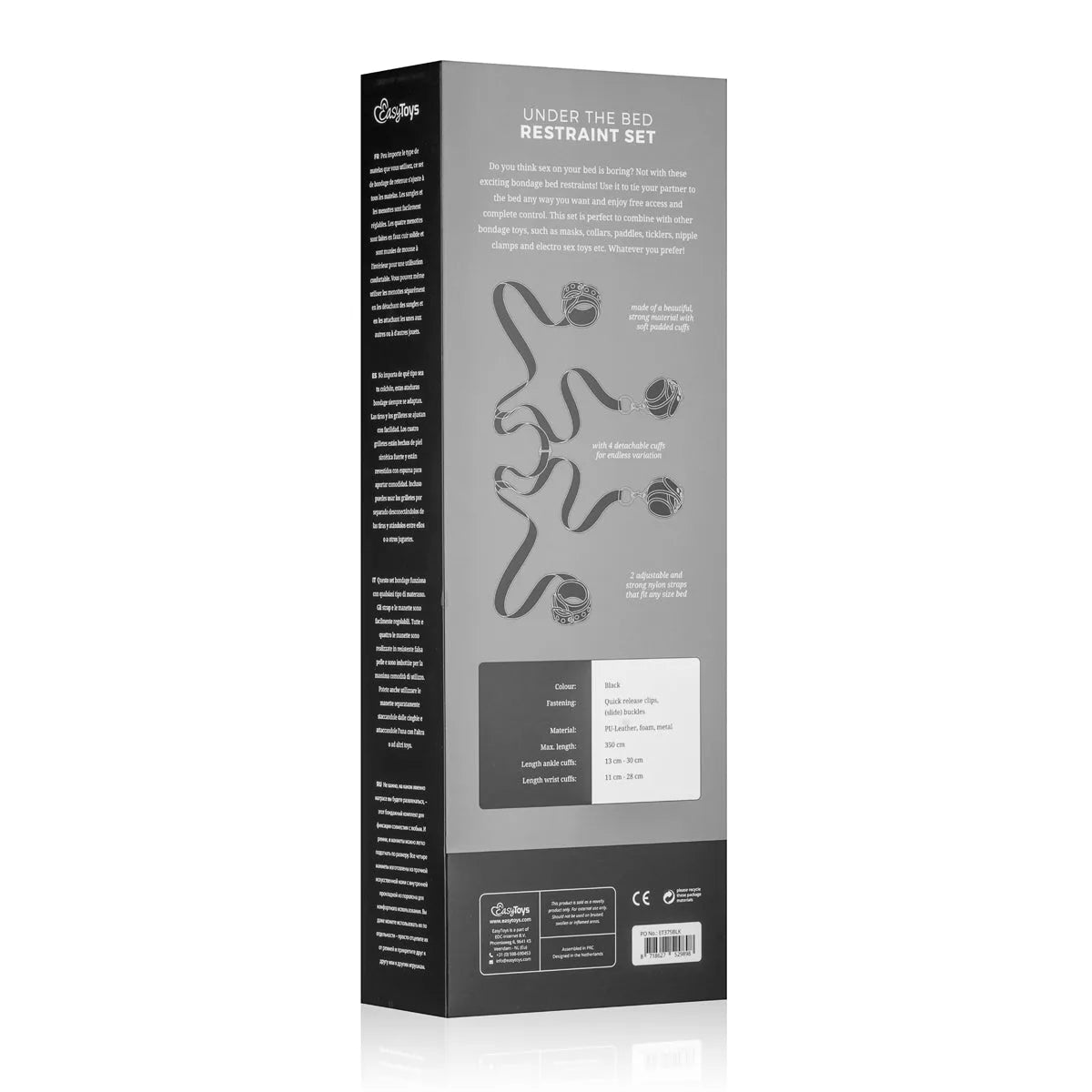 Professional Under Mattress Restraint Set - PlayBlue
