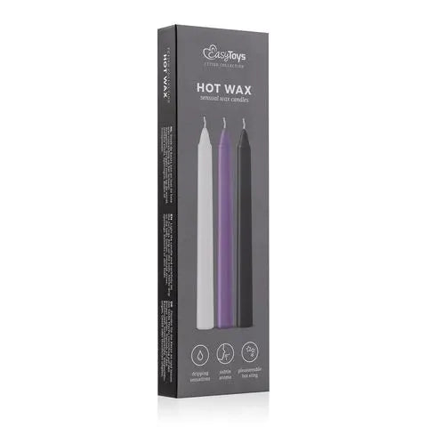 Sensual Hot Wax Candles - 3 pcs. - PlayBlue