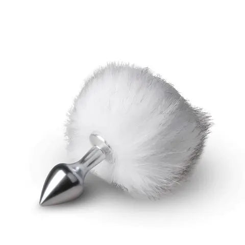 Bunny Tail Plug No. 1 - Silver/White - PlayBlue