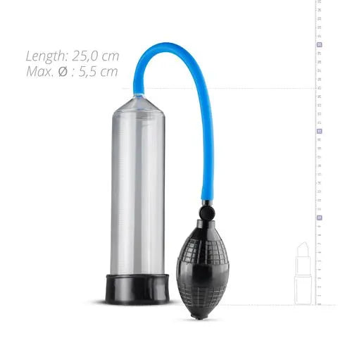 Penis Pump With Squeeze Ball - Clear - PlayBlue
