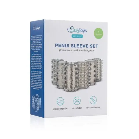 Penis Sleeve Set - 6 Pack - PlayBlue