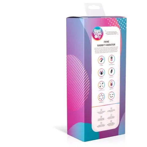 Good Vibes Only - Fane Rabbit Vibrator - PlayBlue