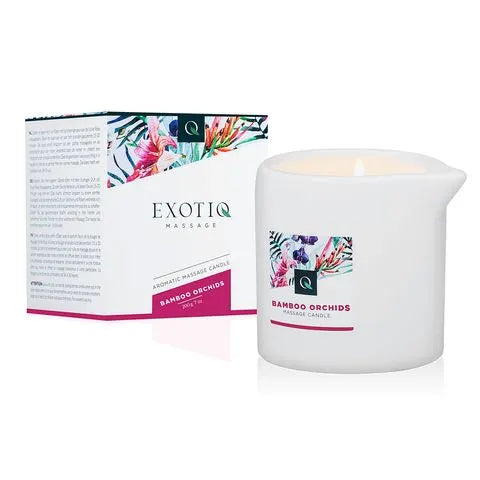 Exotiq Massage Candle Bamboo Orchids - XXL 200g - PlayBlue