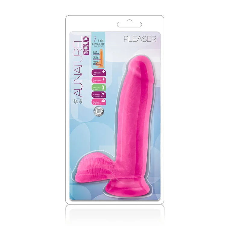 Au Naturel Bold Thrill 7 Dildo - PlayBlue