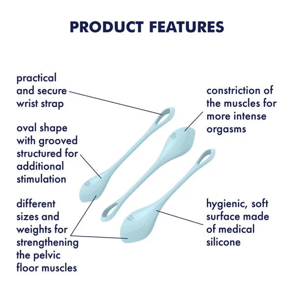 Satisfyer - Yoni Power 2 - Kegel Balls - PlayBlue