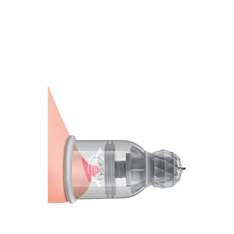 Blush Temptasia Titillator - Vibrating and Rotating Nipple Suckers - PlayBlue