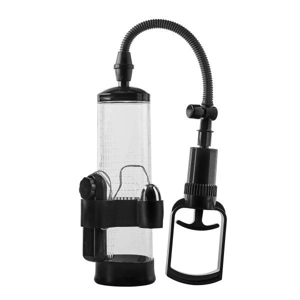 RAMROD Vibrating Penis Pump - Trigger Control - PlayBlue